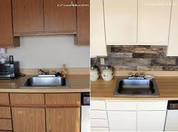 If there was a loose spot we just nailed into the board above or below it. Top 10 Diy Kitchen Backsplash Ideas