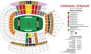 Notre Dame Football Stadium Chart Seat Number Cardinals