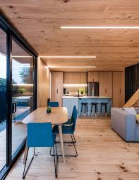 Two Compact Homes Squeeze Into A Tiny Christchurch Site Residential Building Design House And Home Magazine Interior Cladding