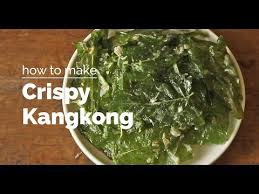 How To Make Crispy Kangkong Yummy Ph Veggie Appetizers Crispy Filipino Appetizers