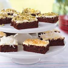 Chocolate Brownies With Orange Cream Cheese Frosting Recipe Epicurious Com Frosting Recipes Chocolate Brownies Brownie Recipes