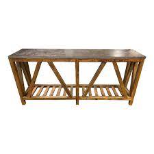 Auction details & pickup info? Crate Barrel Bluestone Console Table Design Plus Gallery