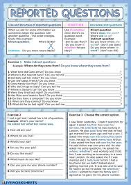 Find A Partner To Practise English Speaking Skills Online Reported Speech Interactive And Downloadable Worksheet You Can Do The Exercises Online Or Down In 2020 Reported Speech This Or That Questions Teaching English Grammar