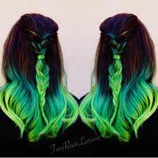 Pin By Raven On Ich Neon Hair Hair Styles Dyed Hair