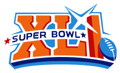 Super bowl opening night powered by bolt 24 will take place virtually in 2021 on february 1, 2021. Super Bowl Xli Wikipedia