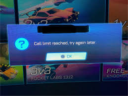 Solved] How To Fix Call Limit Reached Error In Rocket League |  Theglobalgaming