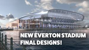 The official facebook page of everton football club. Flythrough Of New Everton Stadium At Bramley Moore Dock Youtube