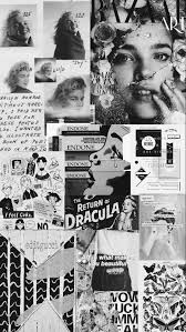 Black And Grey Aesthetic Collage Pin By Erwin Low On Lockscreen Collage Background Love Photo Collage Aesthetic Wallpapers