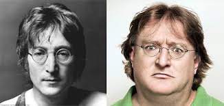 Some years after faking his death, John started developing video games  under the alias of Gabe Logan Newell." : r/beatles