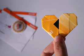Valentinstag Diy Ein Origami Herz Aus Deinem Ticket