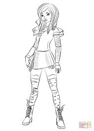 Descendants How To Draw Mal S Symbol Disney Descendants Drawing Descendants Coloring Pages Disney Descendants Mal Disney Coloring Pages