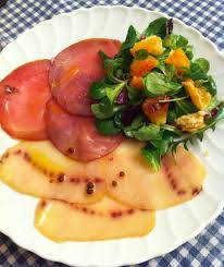 Frittura mista, tartare di tonno e pumo sauvignon cantine san marzano. Carpaccio Di Tonno E Pesce Spada