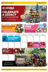 Sharing ideas with lego learning from. Lego Store Calendar Offers Promotions February 2021 Toys N Bricks