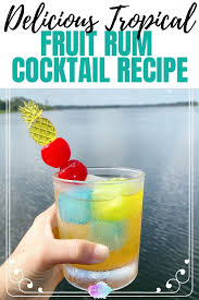 Cruzan Tropical Fruit Rum Cocktail Lake Life State Of Mind In 2020 Summer Rum Cocktails Rum Cocktail Easy Summer Drinks