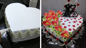 Not my original design, thank you to toni from sweet sugar treats for allowing me to recreate it! Heart Shape Flowers Cake Engagement Cake Anniversary Cake Wedding Cake Design New Cake Wala Lets Cooks And Satisfy Those Buds