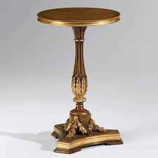 Italian Neo Classic Carved Side Table Small Tables Wood Table Side Table