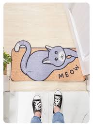 Small entryway makeover in a narrow hallway using ikea stall shoe storage and diy board & batten. Cartoon Cute Hallway Door Mats Creative Non Slip Carpets Children Bedroom Foot Pads Bath Mat Home Decoration China Door Mats Price Made In China Com