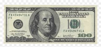 Benjamin franklin is on the front of the us $100 billthe $100 bill (franklin) and $10 bill (hamilton) are the only current us bills that carry pictures of people who never served as a us president.benjamin franklin. Benjamin Franklin United States One Hundred Dollar 100 Dollar Bill Hd Png Download Vhv