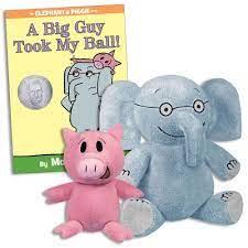 Yottoy Elephant Piggie Plush Toy Set A Big Guy Took My Ball Hardcover Book Set Big Guys Animal Plush Toys Elephant Stuffed Animal
