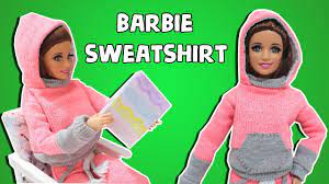barbie sweatshirt yapimi diy barbie kiyafetleri eglenceli cocuk videosu barbie bebekler barbie barbie furniture
