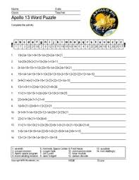 Apollo 13 Worksheet Teachers Pay Teachers