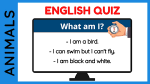 It's time to solve fun general knowledge questions and answers general knowledge printable online quizzes in english. What Am I Quiz Animals Easy English Quiz Games4esl