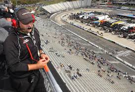 They are typically positioned higher, atop one of the grandstands or other support buildings, to see the entire track. Winning At Martinsville Speedway Would Check A Lot Of Boxes For Magna Vista Graduate Josh Williams Spotter For Nascar Cup Series Driver Ryan Blaney Martinsville Speedway Martinsvillebulletin Com