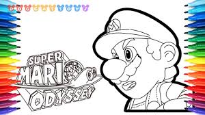 The most gorgeous mario game ever. from gamesbeat review. How To Draw Mario Odyssey Super Mario 57 Drawing Coloring Pages For Kids Youtube