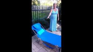 Featuring an umbrella carrying strap, your chair can easily hold your umbrella in place! Ostrich Ladies Comfort Lounger Youtube