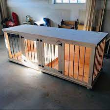 Plans To Build Your Own Wooden Double Dog Kennel Diy Plans Medium Size Diy Dog Crate Diy Dog Kennel Dog Kennel Furniture