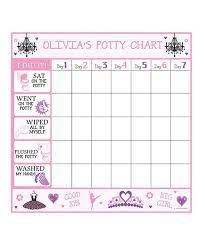 Princess Personalized Potty Chart On Zulily Today Potty Chart Toddler Chart Potty
