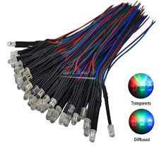 5mm DC12V 20cm Pre-wired RGB LED Emitting Diode Common Anode Cathode Holde  DIY
