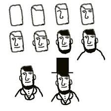 Directed Draws Directed Drawing Abraham Lincoln For Kids First Grade Art