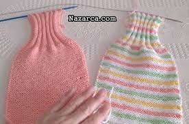 Bebek Yeleginde Kol Yaka Kesimi Gerektirmeyen Model 2020 Baby Knitting Patterns Orgu Modelleri Bebekler Icin Orgu