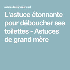 L Astuce Etonnante Pour Deboucher Ses Toilettes Astuces De Grand Mere Psoriasis Le Psoriasis Regime Psoriasis