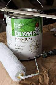 The paint is available in more than 1,200 colors and carries a class a green seal certification. Transforming The Living Room Dining Room With Olympic Paint Renovation Redecoration Being Tazim
