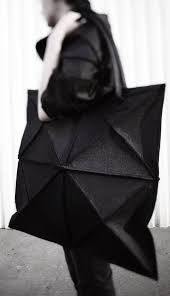 Geometrische Vilten Tas Avant Garde Black Bag Giant Tas Felt Bag Fashion Bags Bags Designer
