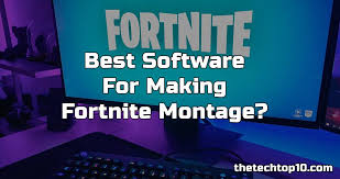 Online game application screenshot, fortnite, pc gaming, game logo. Top 5 Software For Making Fortnite Montage The Tech Top 10