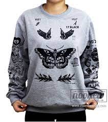 Larry Stylinson Tattoo Sweatshirt Sweater Crew Neck Shirt Size S M L Xl Harry Styles Tattoo Sweatshirt Sweatshirts Larry Stylinson