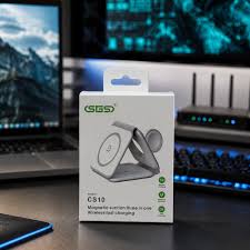 SGS MAGNETIC 3 IN 1 WIRELESS FAST CHARGER - CS10 