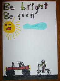 Road safety poster drawing easy. Road Safety Drawing For Class 5