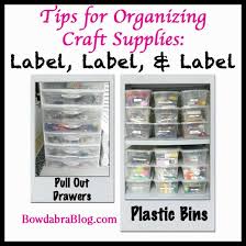 There are so many different types of arts and crafts that your craft room should have its own unique style. Tips For Organizing Craft Supplies Label Label Label Organize Craft Supplies Craft Organization Craft Supply Labels