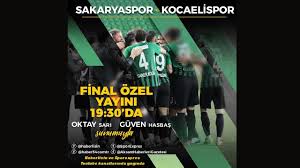 Bu mücadele size birden daha fazla alternatif kanal ile veriliyor. Final Ozel Sakaryaspor Kocaelispor Youtube