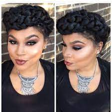 Only then can you see how some hairstyles are thinner at times. Halo Braids Or Crown Braids Hairstyle Idea For Black Women Afroculture Net