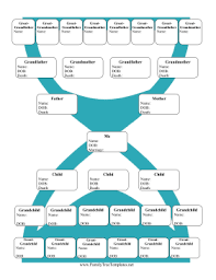 featuring a gray hourglass this printable family tree has