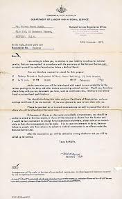  Letter Of Conscription