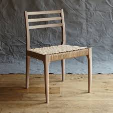 Inspired By Danish Mid Century Designs With A Modern Twist Solid Oak Construction With A Woven Seat Dining Chairs Oak Dining Chairs Danish Furniture Design