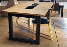 Fabrication d'une table basse en bois (chêne) et métal pour un challenge makersud organisé par les fournitures. Table En Bois Massif Des Tables Artisanale 100 Francaise Creation Laurent Vuillemin