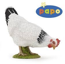 Nowadays, white leghorn chickens are very popular and commercially used layer birds in many countries of the world. Papo 51160 Pick End White Chicken Animal Figures At Spielzeug Guenstig De