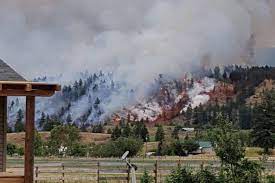 Wildfire service personnel and rcmp. Update Monte Lake Fire Continues To Burn Vernon Morning Star